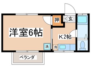 ハイツ筑紫野１の物件間取画像